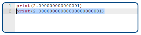 To draw your attention, lines are sometimes highlighted in blue.